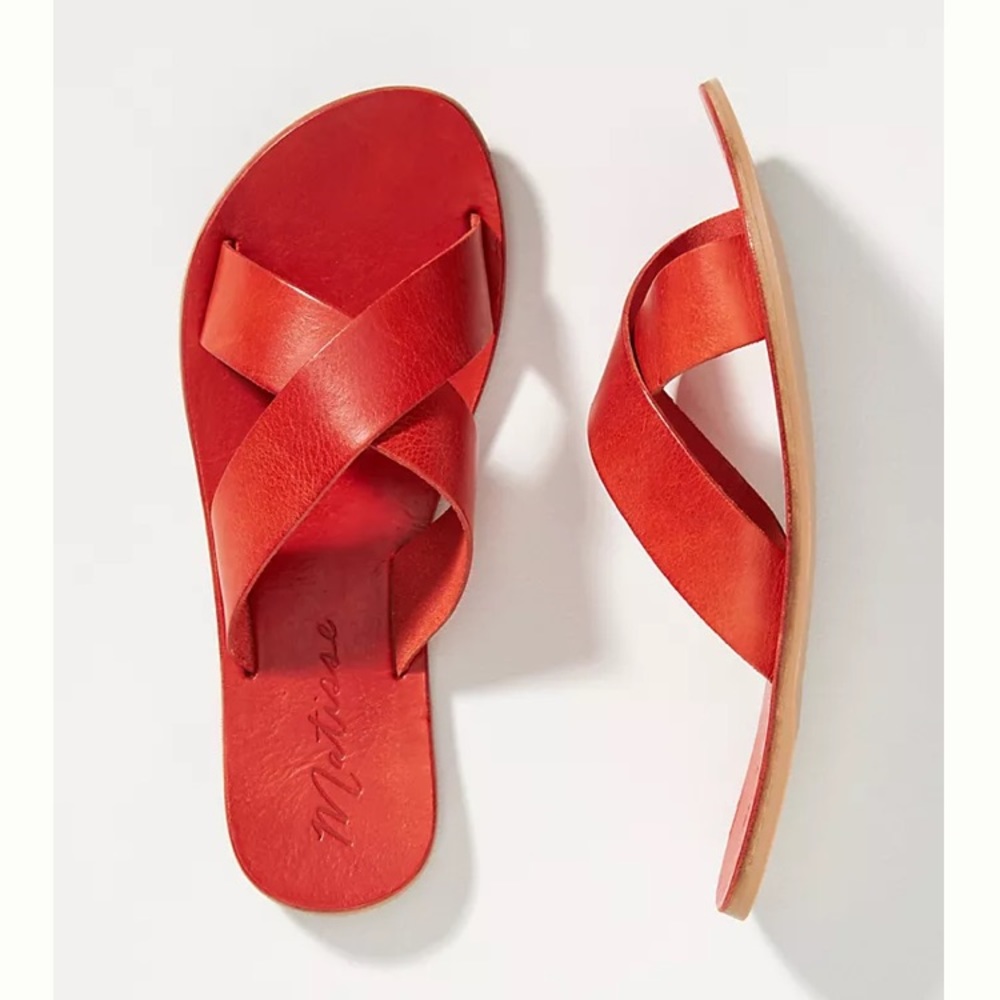Matisse (Anthropologie) Size: 8M Cuba Criss-Cross Slide Sandal